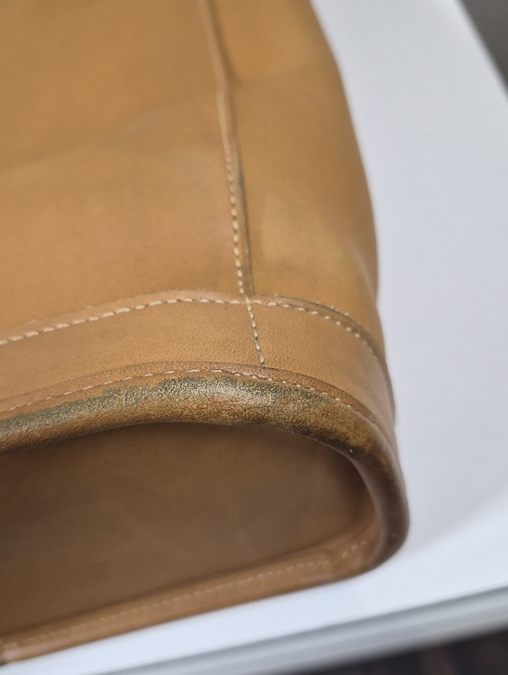Vintage Coach Bleecker Bucket In Camel #9305 - Picture 16 of 17